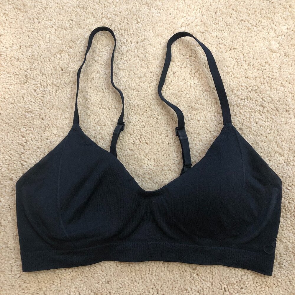 Calvin Klein Navy Blue Pullover Padded Adjustable Strapes Bra Bralette